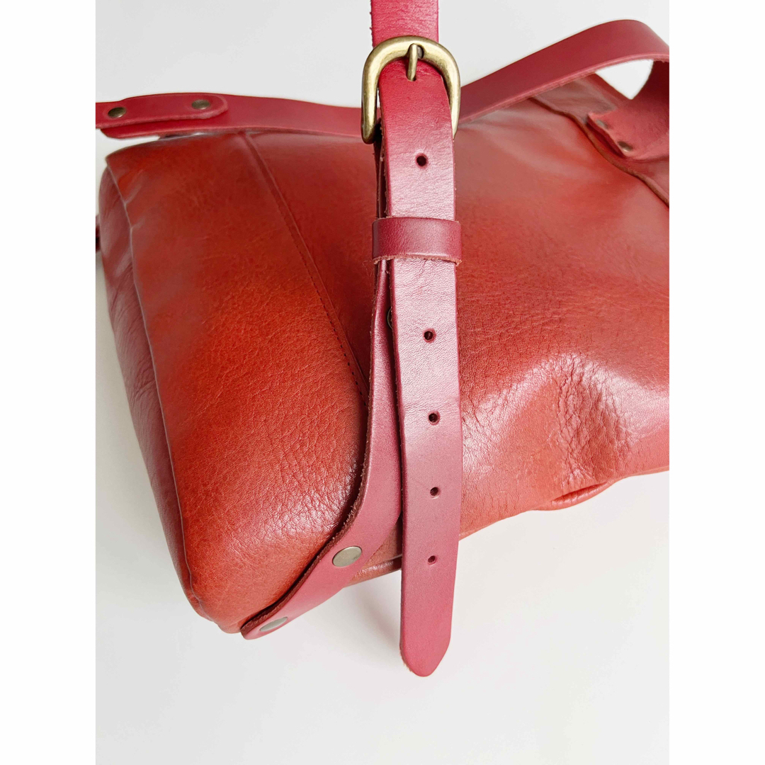 美品】CLEDRAN AMO RUCK SACK 天然皮革-