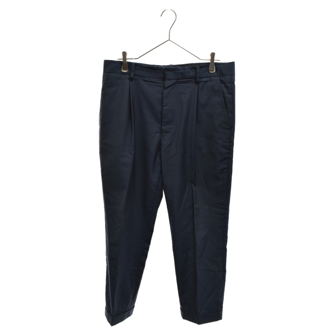 WACKO MARIA ワコマリア 20SS Ermenegildo Zegna PLEATED TROUSERS (TYPE-1) エルメネジルドゼニア プリーツトラウザーズパンツ スラックスパンツ タックパンツ ネイビーのサムネイル