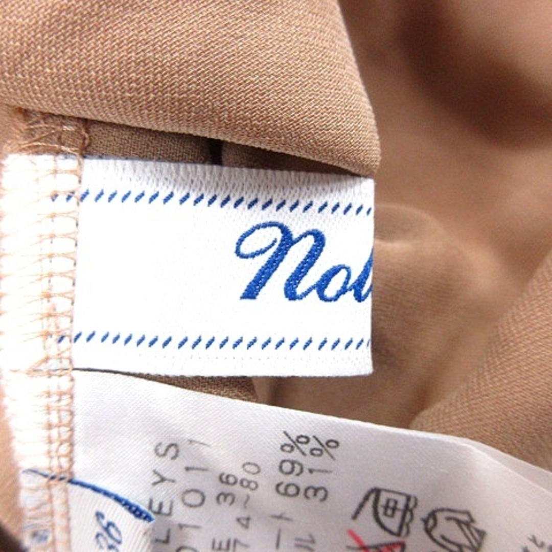 NOLLEY'S(ノーリーズ)のノーリーズ シャツ ブラウス スリットネック 七分袖 36 ベージュ /AU レディースのトップス(その他)の商品写真