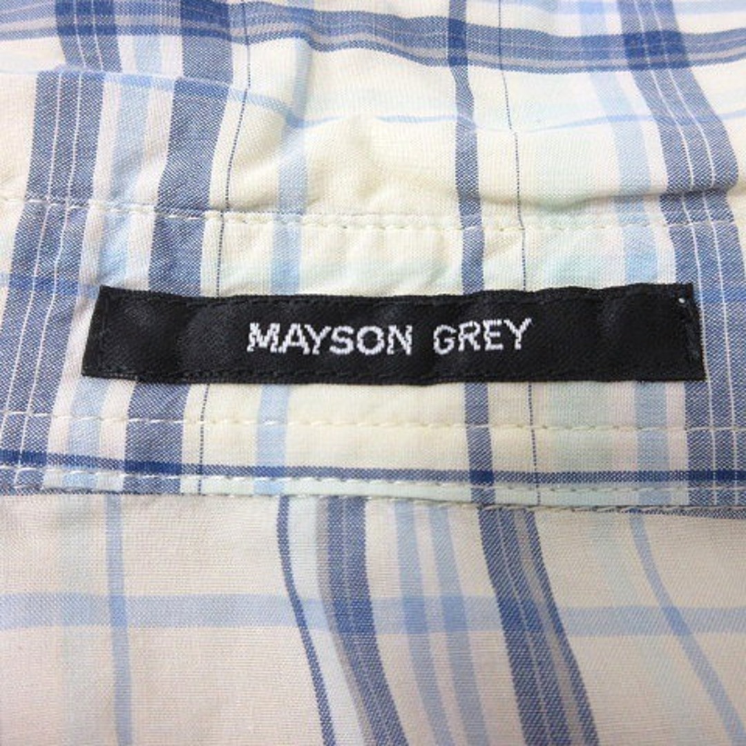 MAYSON GREY(メイソングレイ)のメイソングレイ MAYSON GREY シャツ チェック 長袖 2 黄色 青 レディースのトップス(シャツ/ブラウス(長袖/七分))の商品写真