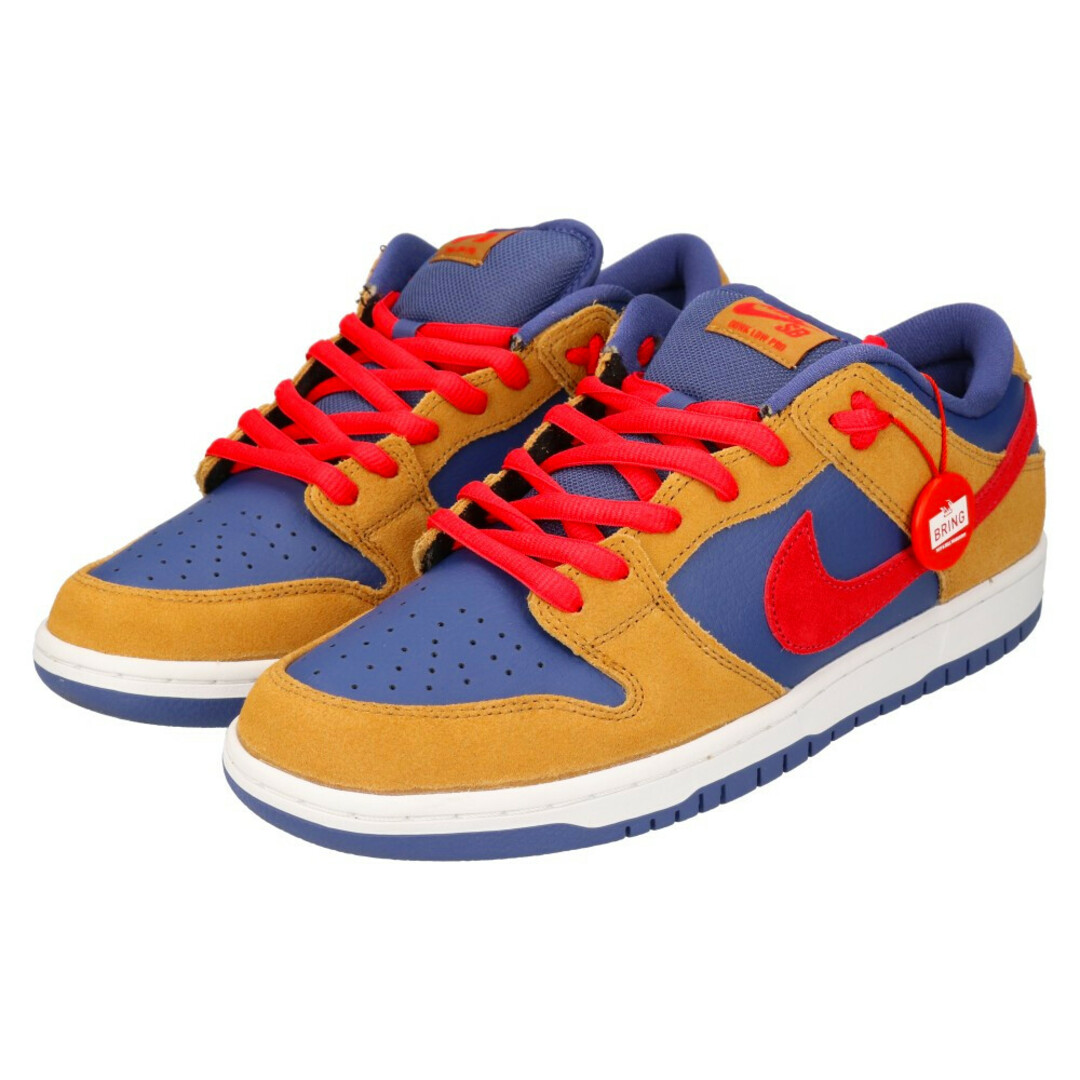 NIKE SB ナイキエスビー DUNK LOW PRO WHEAT ダンク ロー プロ ウィート ローカットスニーカー ネイビー/ブラウン US10.5/28.5cm BQ6817-700 2