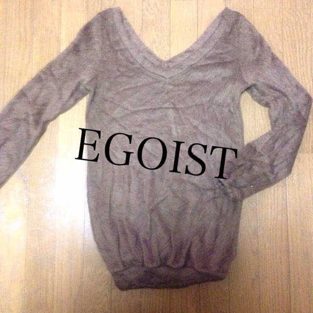 EGOIST(エゴイスト)のEGOIST シャギーニットワンピ レディースのワンピース(ミニワンピース)の商品写真