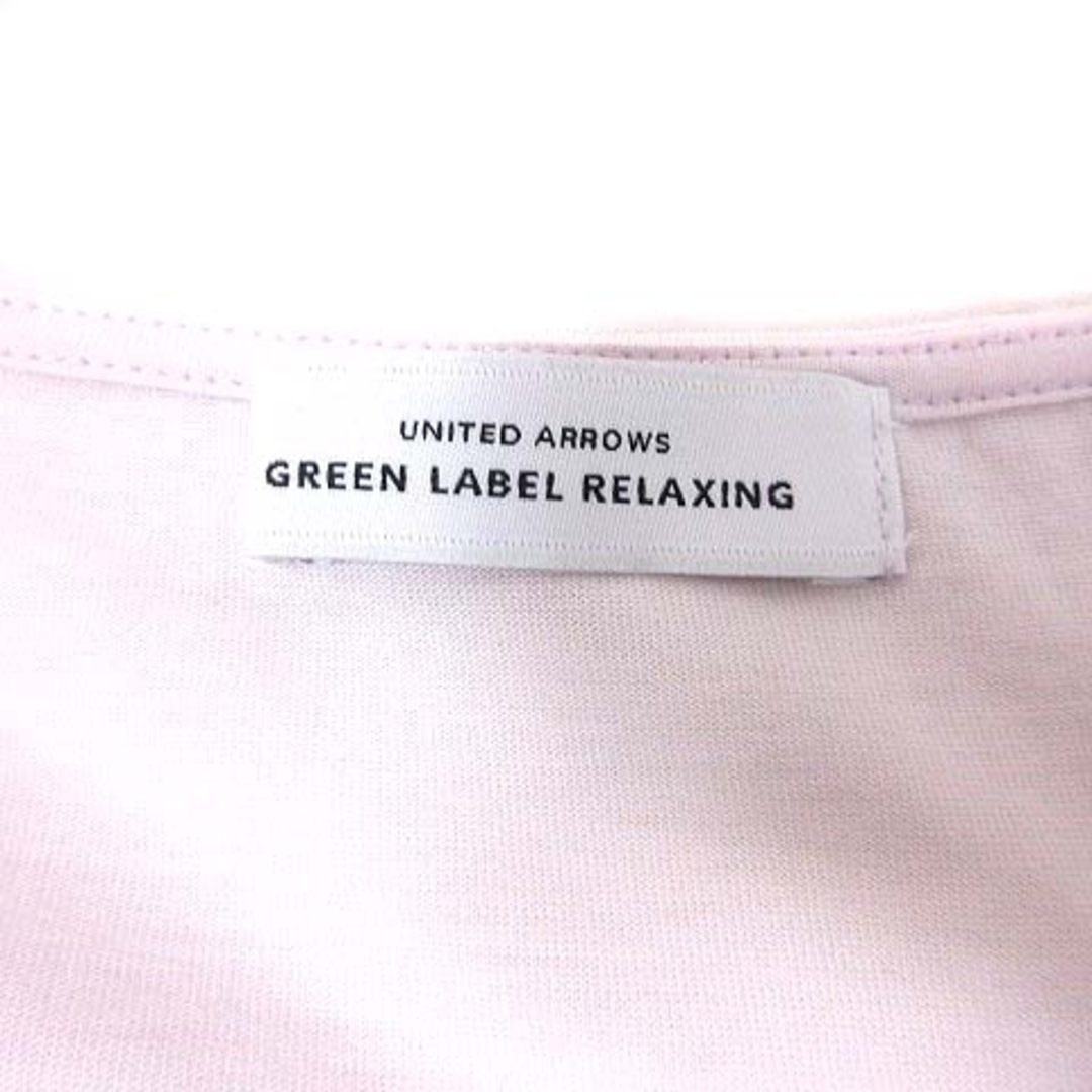 UNITED ARROWS green label relaxing(ユナイテッドアローズグリーンレーベルリラクシング)のグリーンレーベルリラクシング ユナイテッドアローズ カットソー ベビーピンク 紫 レディースのトップス(カットソー(長袖/七分))の商品写真