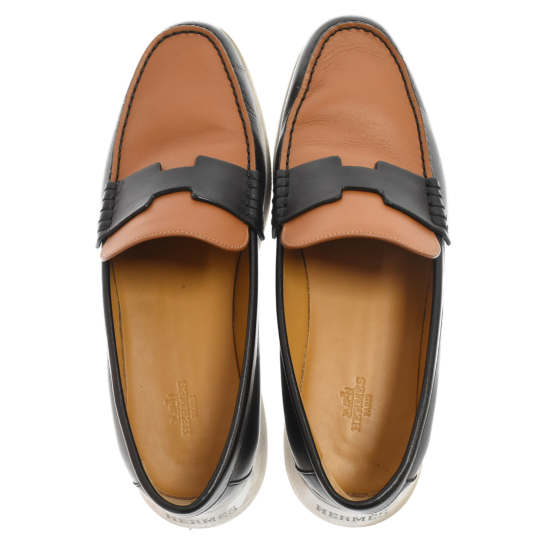 HERMES エルメス Mocassins Don モカシン ドン カーフスキン ローファーシューズ ブラウン