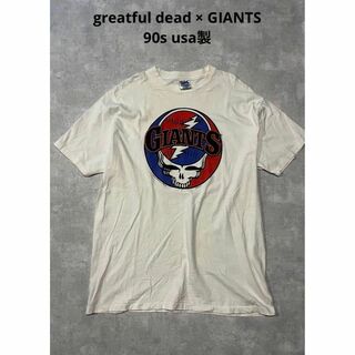 greatful dead giants コラボ　Tシャツ1993年製(Tシャツ/カットソー(半袖/袖なし))