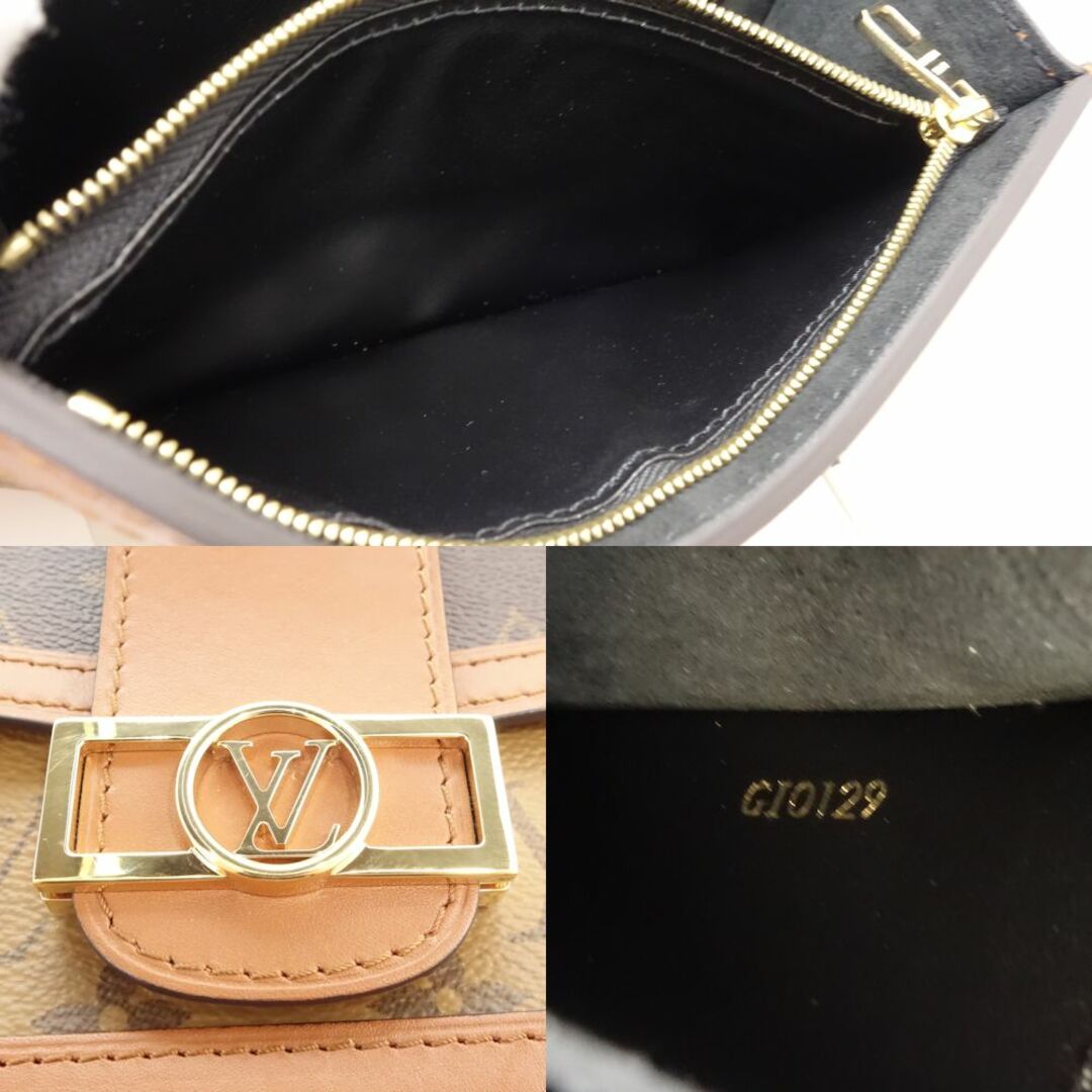 ルイ・ヴィトン LOUIS VUITTON バムバッグ・ドーフィーヌ M44586 ボディバッグ モノグラム・リバース ブラウン / 450086