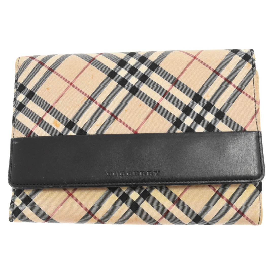 BURBERRY - BURBERRY バーバリー ノバチェック柄 三つ折り財布 ...