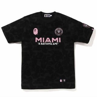 A BATHING APE - BAPE X INTER MIAMI CF CAMO TEE XL Tシャツ即納の ...