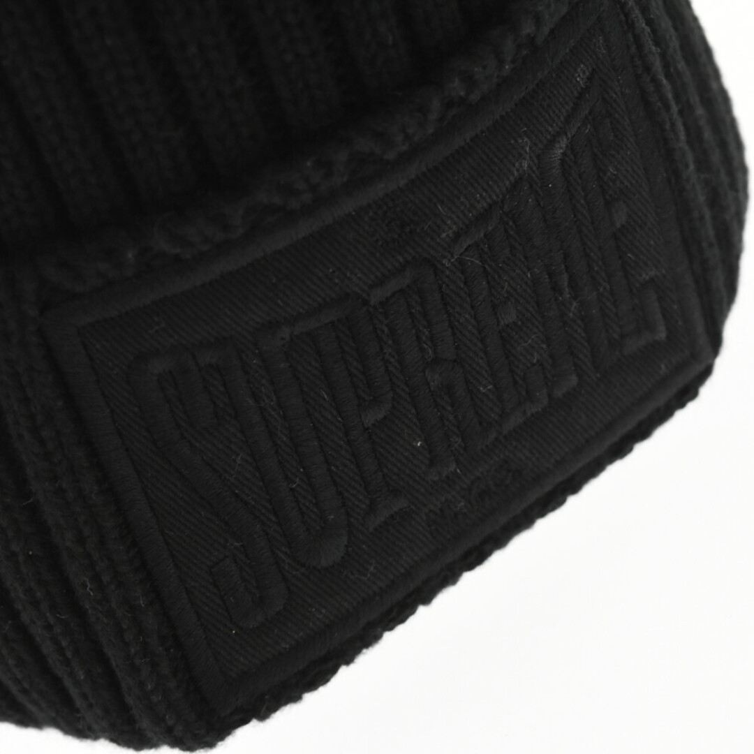 SUPREME シュプリーム 22AW Overdyed Patch Beanie ロゴパッチ ビーニー ニット帽 ブラック