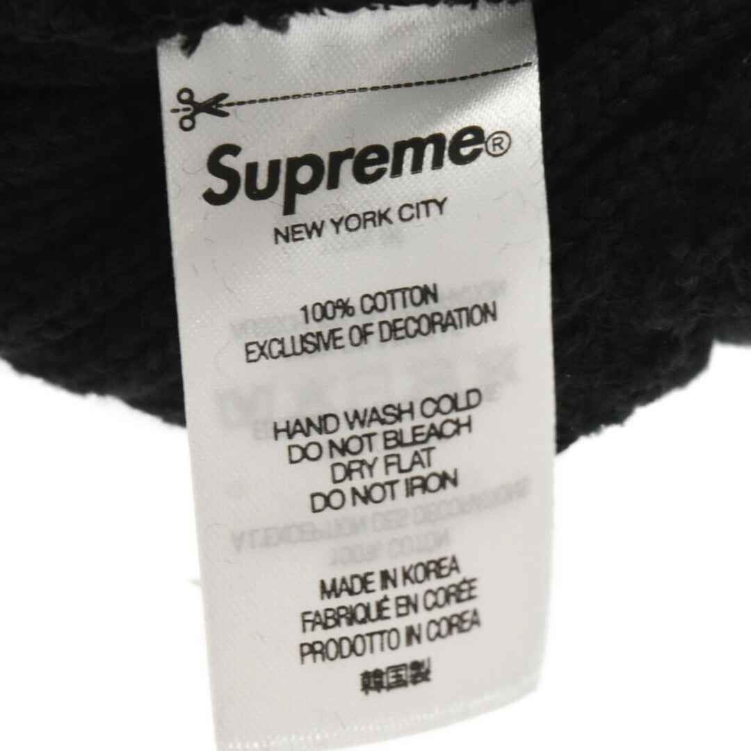 SUPREME シュプリーム 22AW Overdyed Patch Beanie ロゴパッチ ビーニー ニット帽 ブラック