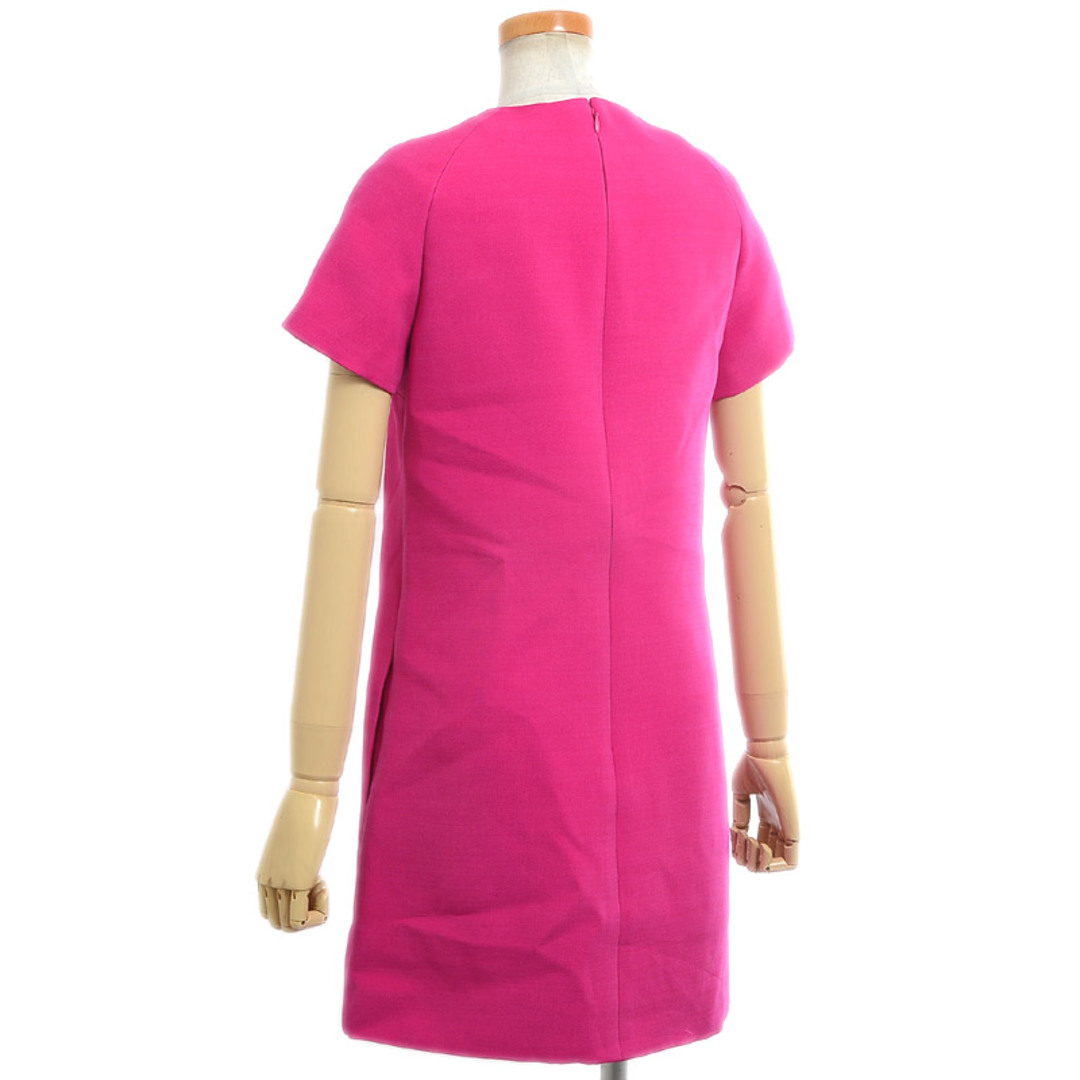 ディオール ストレートドレス BEE刺繍 ラニピンク ワンピース 34サイズ