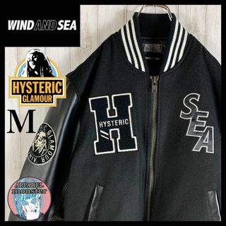 ヒステリックグラマー(HYSTERIC GLAMOUR)の【限定コラボ】ヒステリックグラマー×ウィンダンシー 超希少 レザー スタジャン(スタジャン)