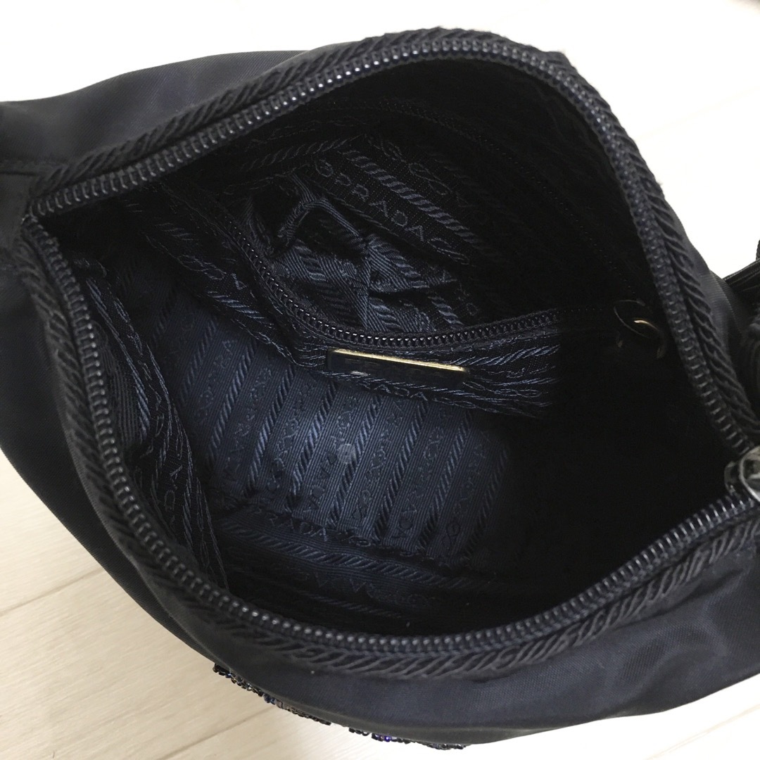 ☆良品・白タグ付☆PRADA TESSUTO ナイロン タッセル ハンドバッグ