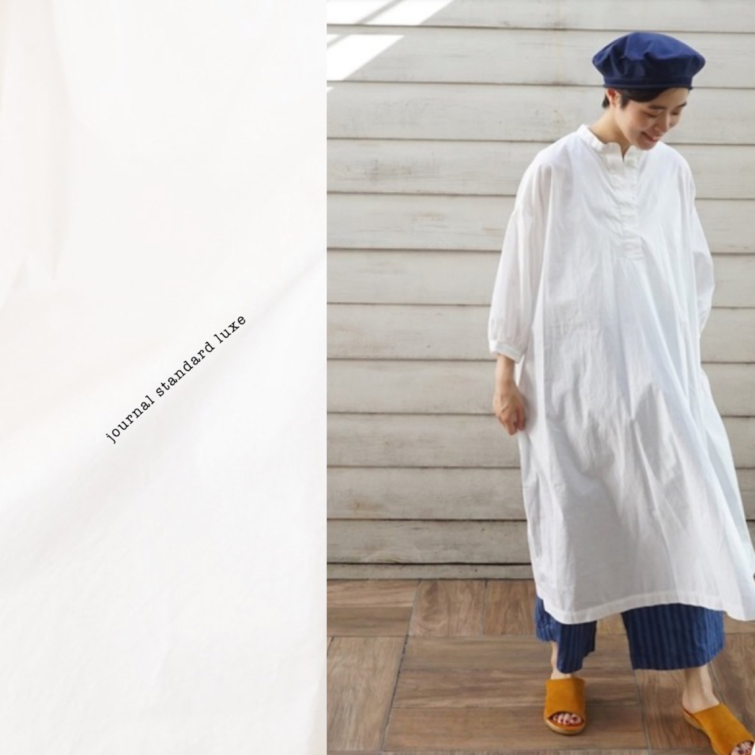 JOURNAL STANDARD LUXE ギャザーシャツワンピ ¥27,500-