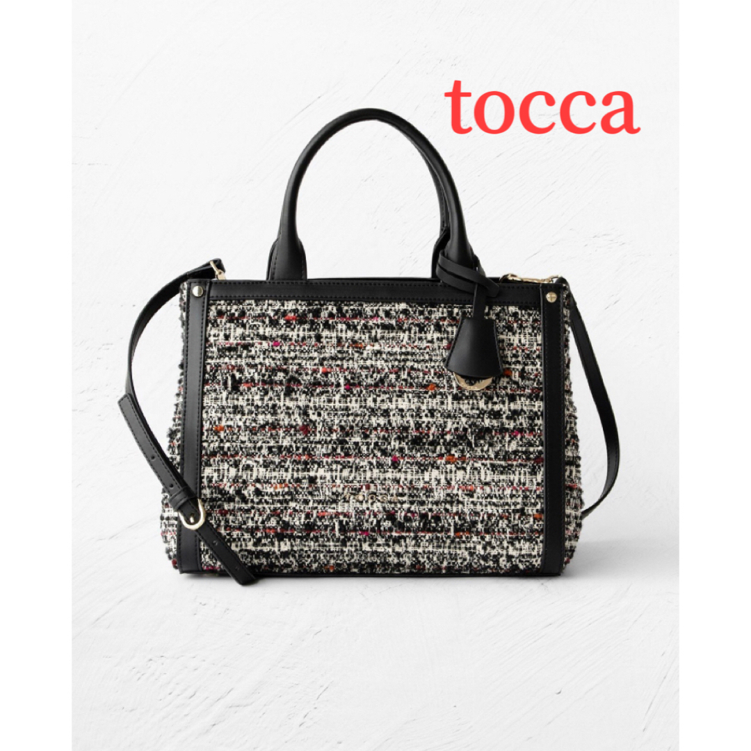 toccaトッカCAMELOT TWEED BAG ツイードバッグトートバッグトートバッグ