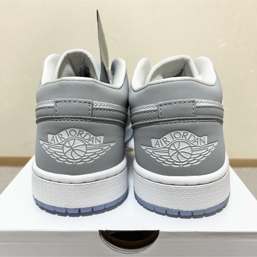 NIKE - AIR JORDAN 1 LOW エアジョーダン ウルフグレー 27.0cmの通販