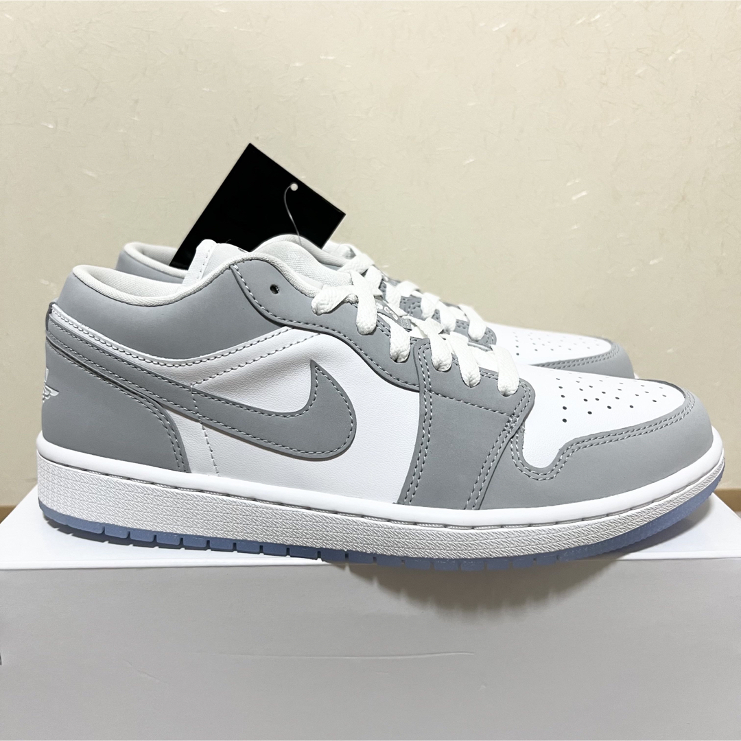 限定SALE【即納】27.5cm ナイキ AIR JORDAN1 ウルフグレー