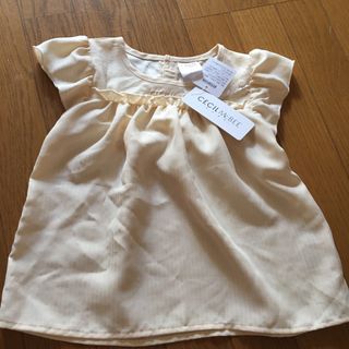 セシルマクビー(CECIL McBEE)の新品　セシルマクビー　シフォン　トップス　半袖　女の子　90(Tシャツ/カットソー)