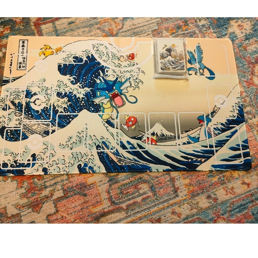 ポケモン GREAT WAVE　北斎　プレイマット　スリーブセット