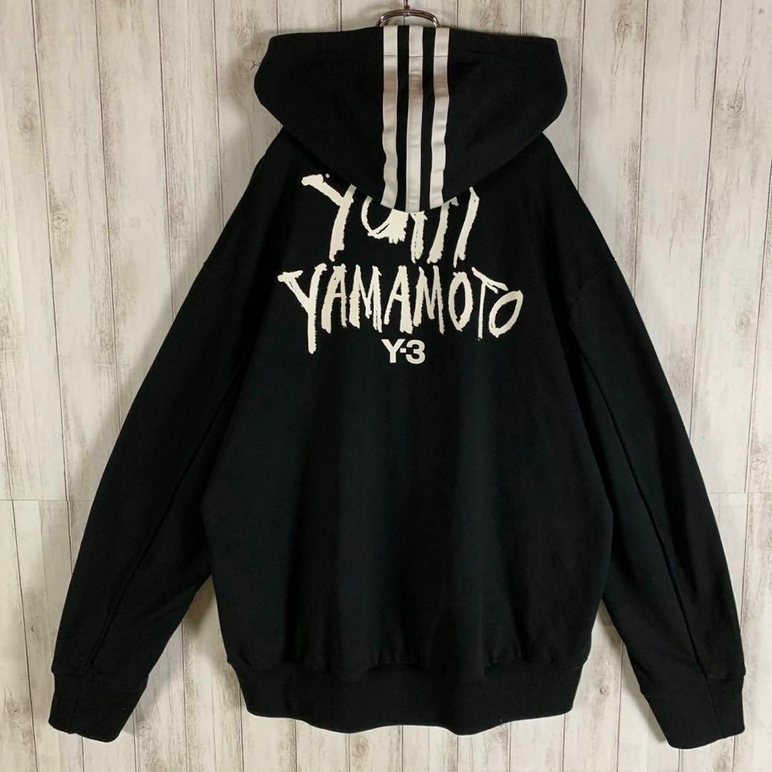 【希少Sサイズ】Y-3　バックプリント即完売モデルパーカー　入手困難　希少　美品