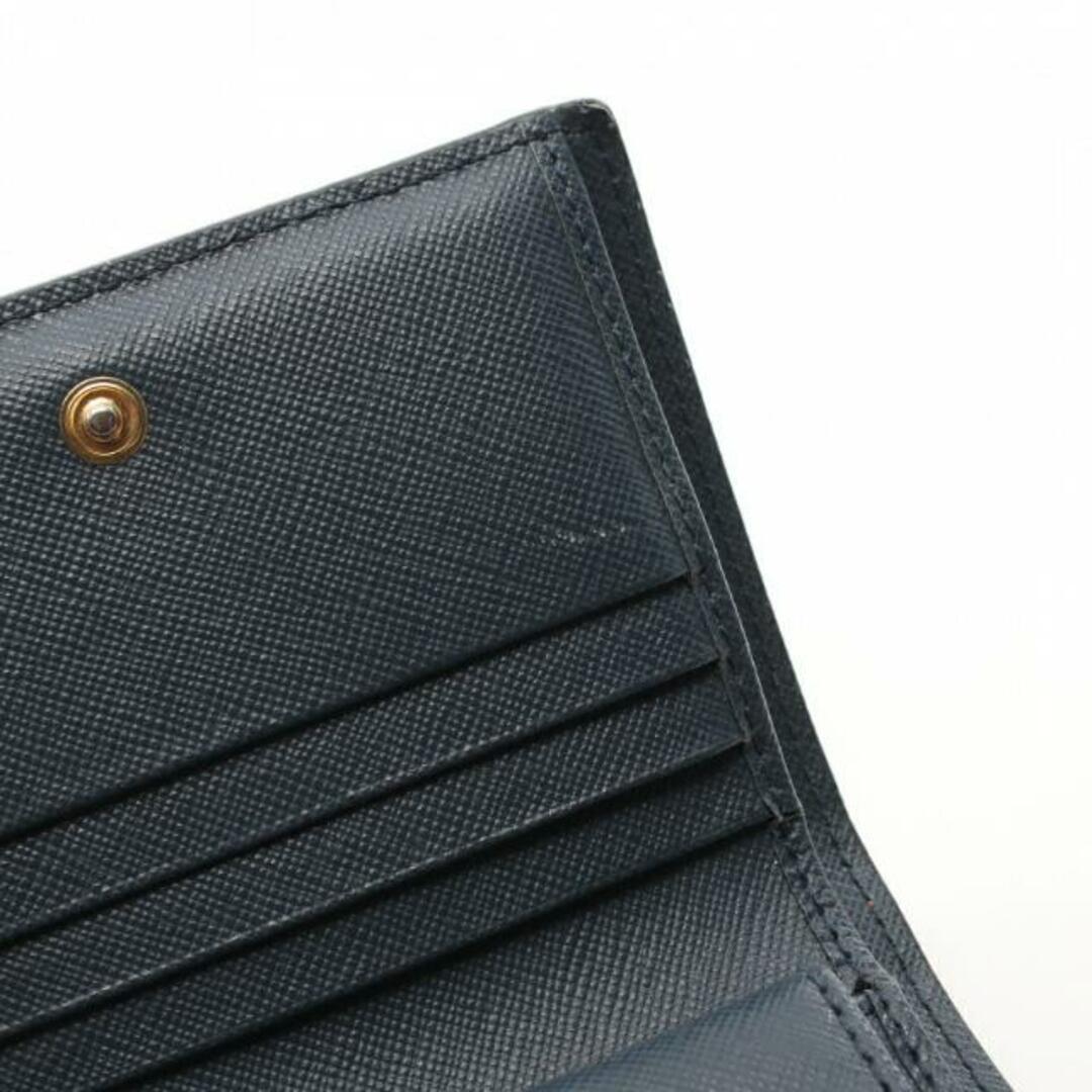 バイフォールドウォレット 二つ折り財布 コンパクトウォレット レザー ブラック