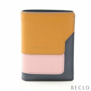 最終お値下げ☆美品☆マルニ☆MARNI☆レザー 二つ折り財布 イエロー