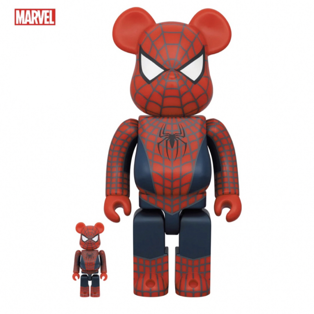 BE@RBRICK - BE@RBRICK FRIENDLY SPIDER-MAN 100% 400%の通販 by な ...