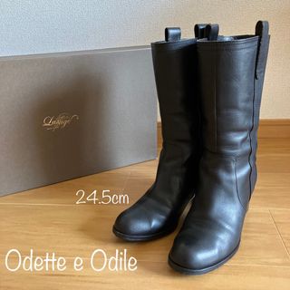 オデットエオディール(Odette e Odile)の【極美品】Odette e Odile オデットエオディール ブーツ ブラック(ブーツ)