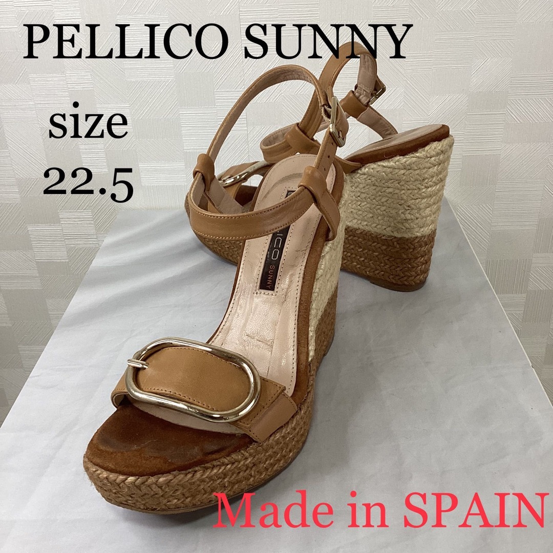 PELLICO SUNNY(ペリーコサニー)のPELLICO SUNNY  ペリーコサニー　ウエッジサンダル レディースの靴/シューズ(サンダル)の商品写真