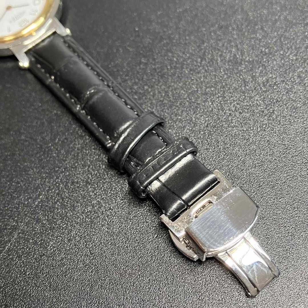 Hermes - 【正規品 稼働品】エルメス 腕時計 クリッパー ゴールド