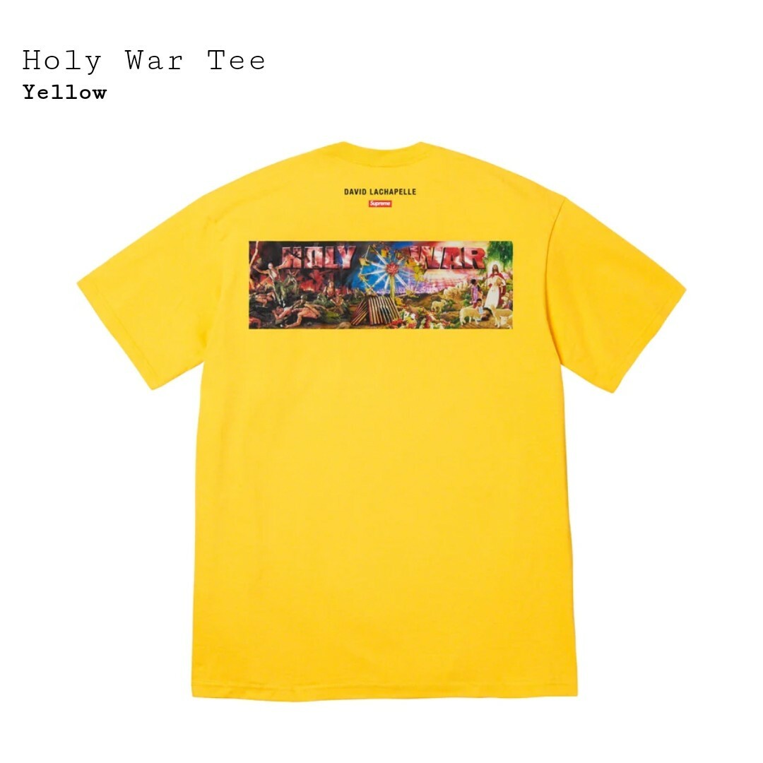 Supreme   Supreme Holy War Tee yellow Lサイズの通販 by ジェーン's