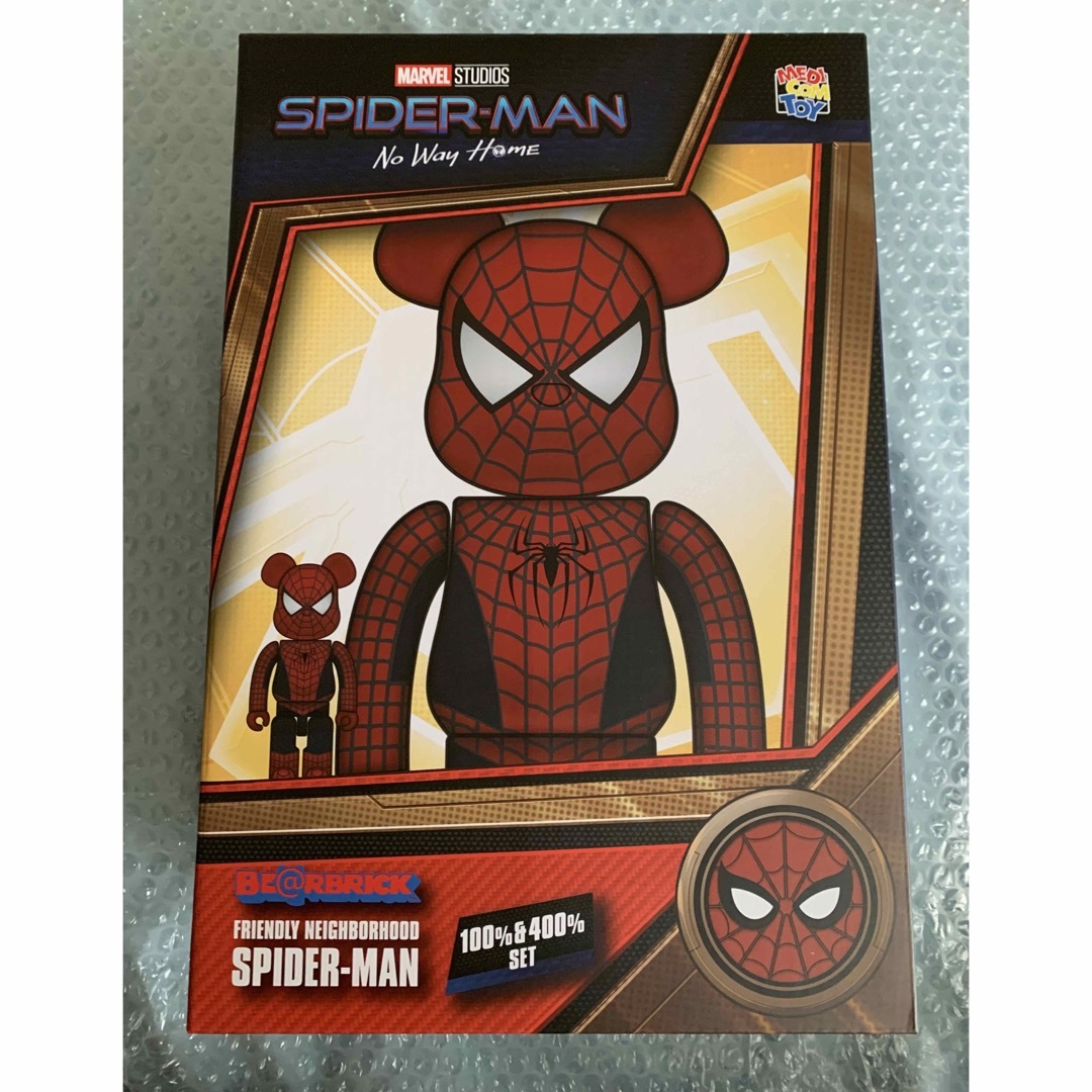 BE@RBRICK FRIENDLY SPIDER-MAN 100%400% - 通販 - pinehotel.info