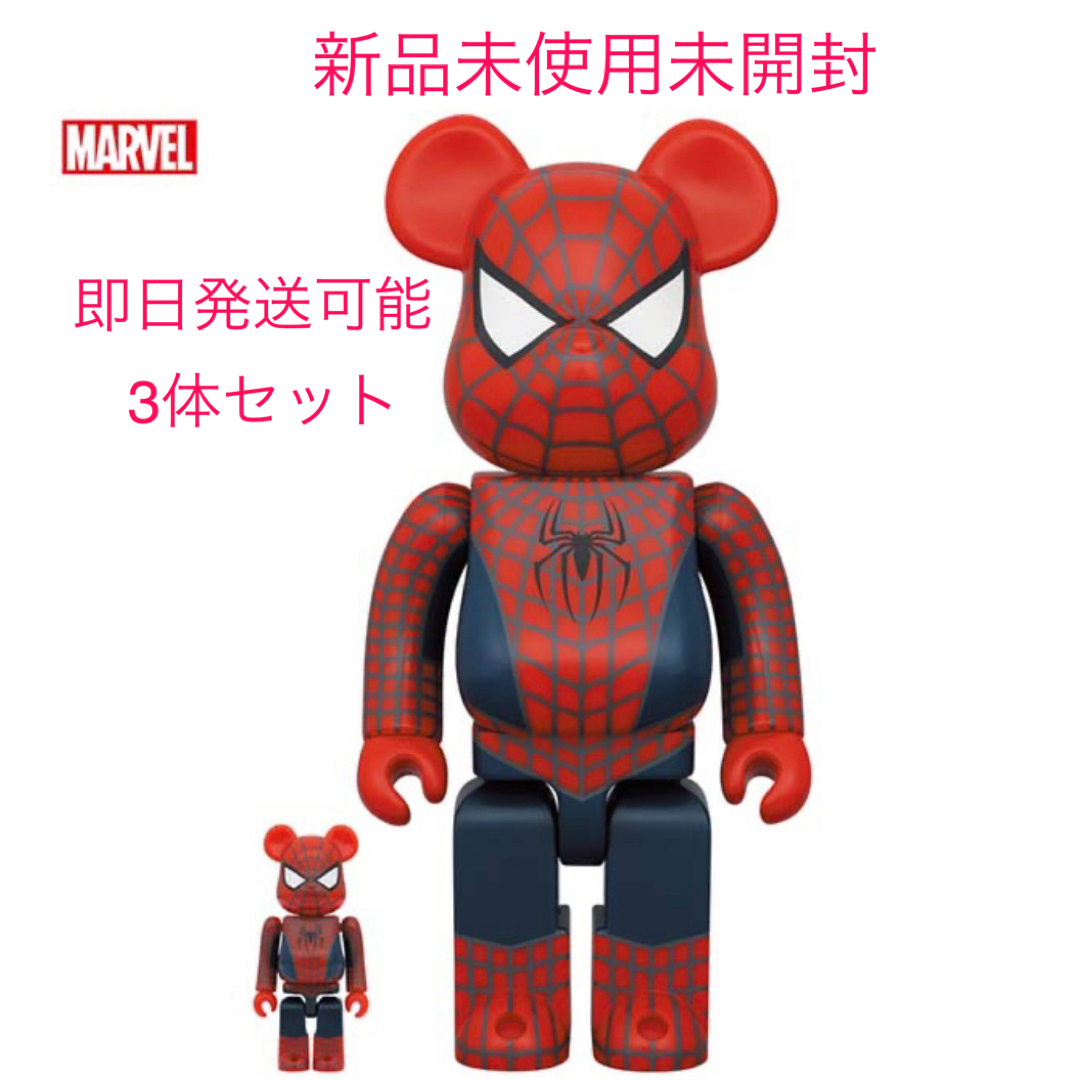 BE@RBRICK SPIDER-MAN BLACK 100％&400％