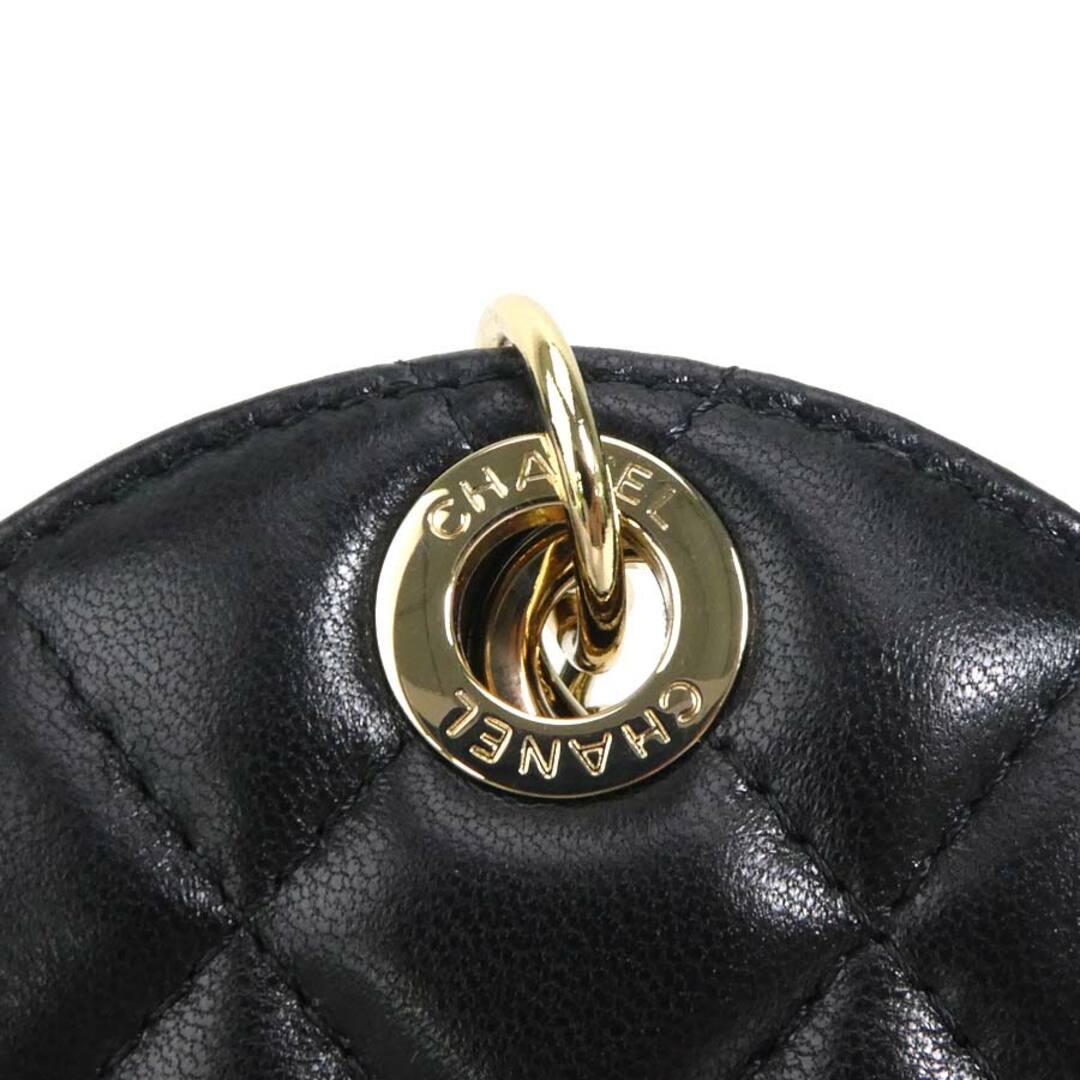 CHANEL(シャネル)のシャネル CHANEL  ネームタグ ココマーク ラムスキン ブラック レディース 送料無料【中古】 h29672f ハンドメイドのアクセサリー(その他)の商品写真