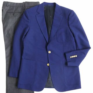 極美品⭐️グッチ 金ボタン セットアップ クレスト総柄 ブラック 36サイズ-