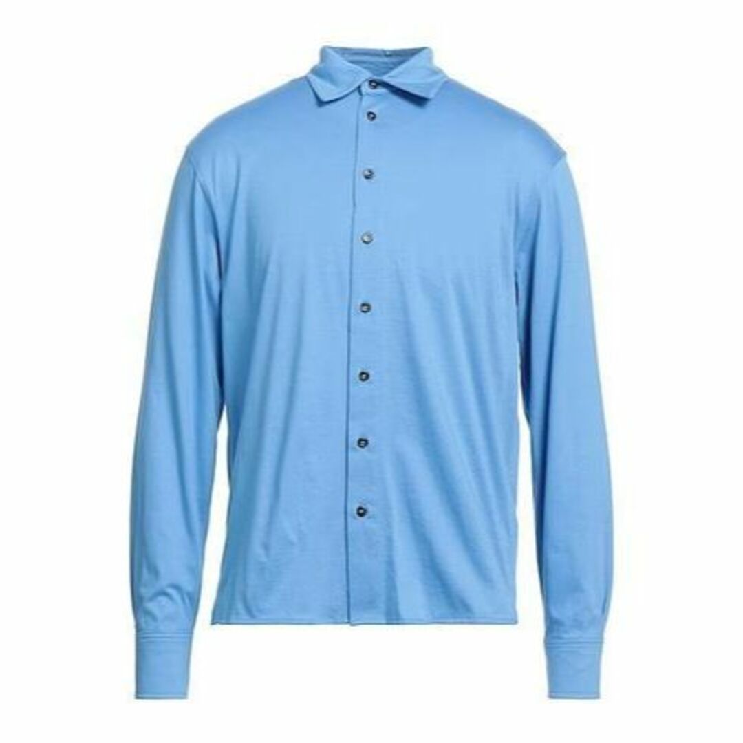 PT TORINO ブルー カラーシャツ コットンシャツ 長袖 50
