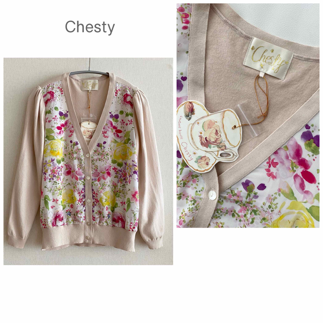 Chesty - 【新品タグ付き】Chesty チェスティ 花柄 Vネック ...