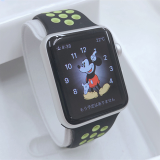アップルウォッチ(Apple Watch)のアップルウォッチ 42mm シルバー アルミモデル sport Apple(その他)