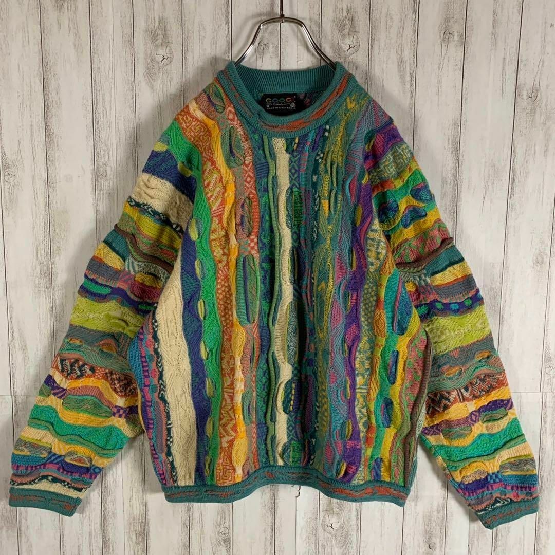 COOGI   幻の1点モノcoogi クージー 立体 編込み 3Dニット 即完売