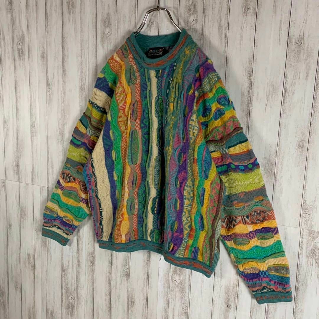 COOGI - 【幻の1点モノ】coogi クージー 立体 編込み 3Dニット 即完売
