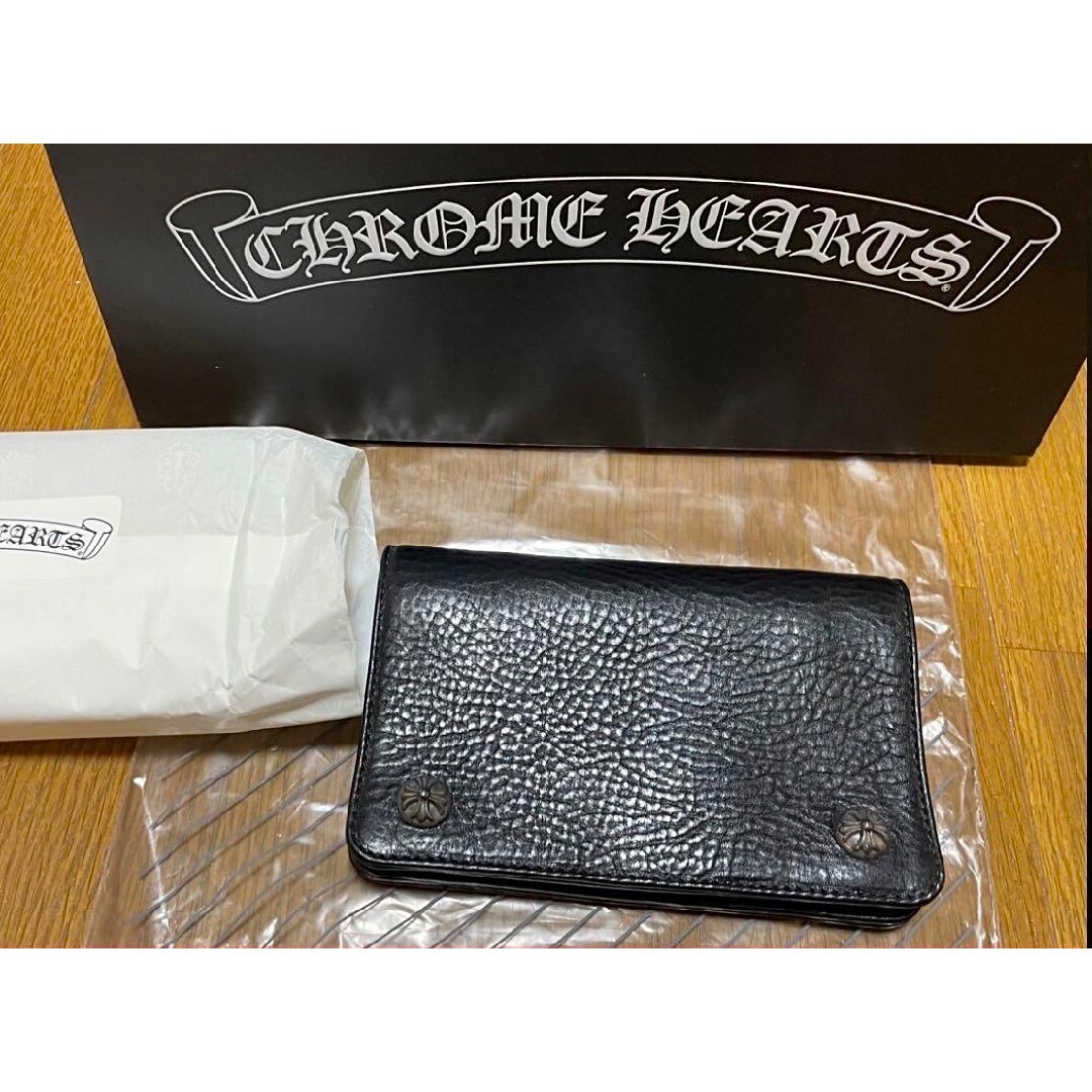 美品 クロムハーツ Chrome Hearts 2zip ウォレット 折り財布