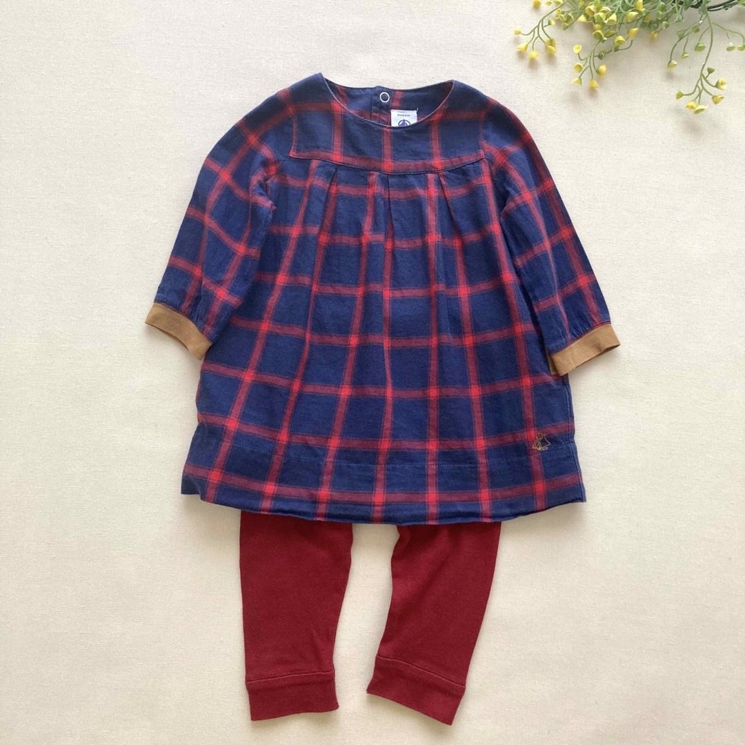 PETIT BATEAU(プチバトー)の854 おぽにょ様専用　 キッズ/ベビー/マタニティのベビー服(~85cm)(ワンピース)の商品写真