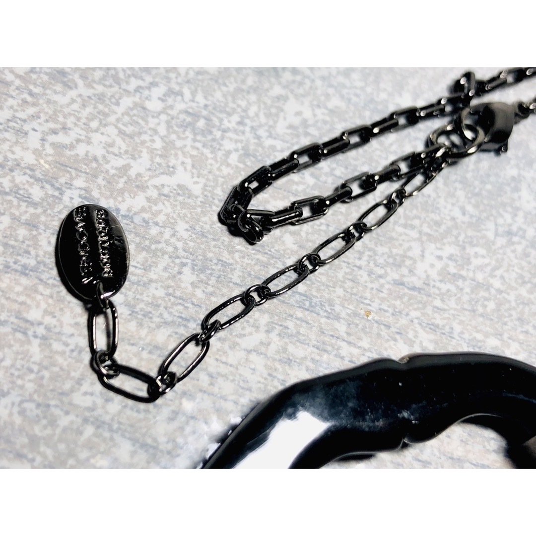 Vendome Aoyama(ヴァンドームアオヤマ)の良品　VENDOME ヴァンドーム　ネックレス　ブラックコーティング　大トップ レディースのアクセサリー(ネックレス)の商品写真