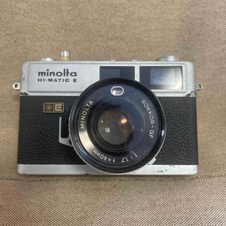 コニカミノルタ(KONICA MINOLTA)のミノルタ　HI-MATIC E フィルム　アンティーク(フィルムカメラ)