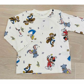 ディズニー(Disney)のバースデイ ディズニー 100周年 ミッキー フレンズ 長袖 Tシャツ(Tシャツ/カットソー)