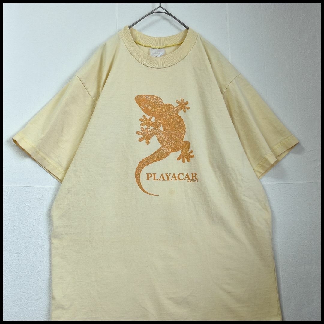 美品　古着　トカゲTシャツ　90ｓ レディースのトップス(Tシャツ(半袖/袖なし))の商品写真