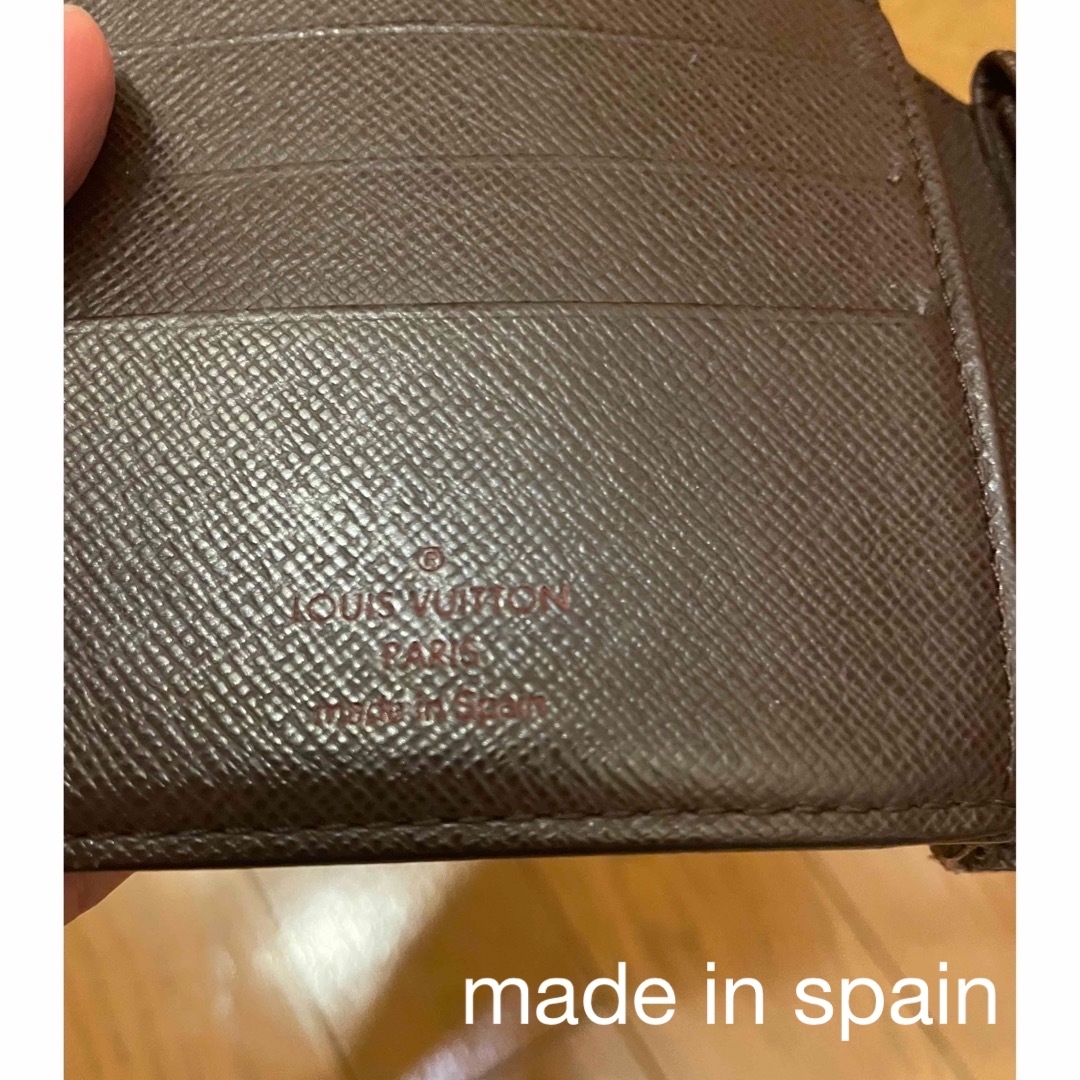 LOUIS VUITTON(ルイヴィトン)のLOUIS VUITTON ポルトフォイユ　二つ折り財布　ルイヴィトン　ダミエ レディースのファッション小物(財布)の商品写真