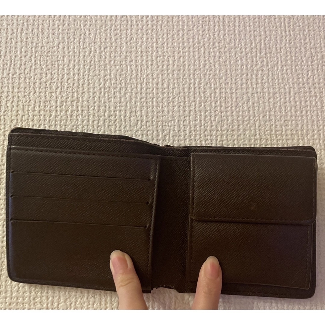 LOUIS VUITTON(ルイヴィトン)のLOUIS VUITTON ポルトフォイユ　二つ折り財布　ルイヴィトン　ダミエ レディースのファッション小物(財布)の商品写真