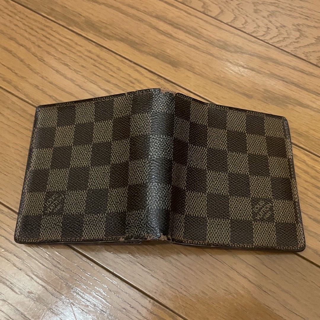 LOUIS VUITTON(ルイヴィトン)のLOUIS VUITTON ポルトフォイユ　二つ折り財布　ルイヴィトン　ダミエ レディースのファッション小物(財布)の商品写真