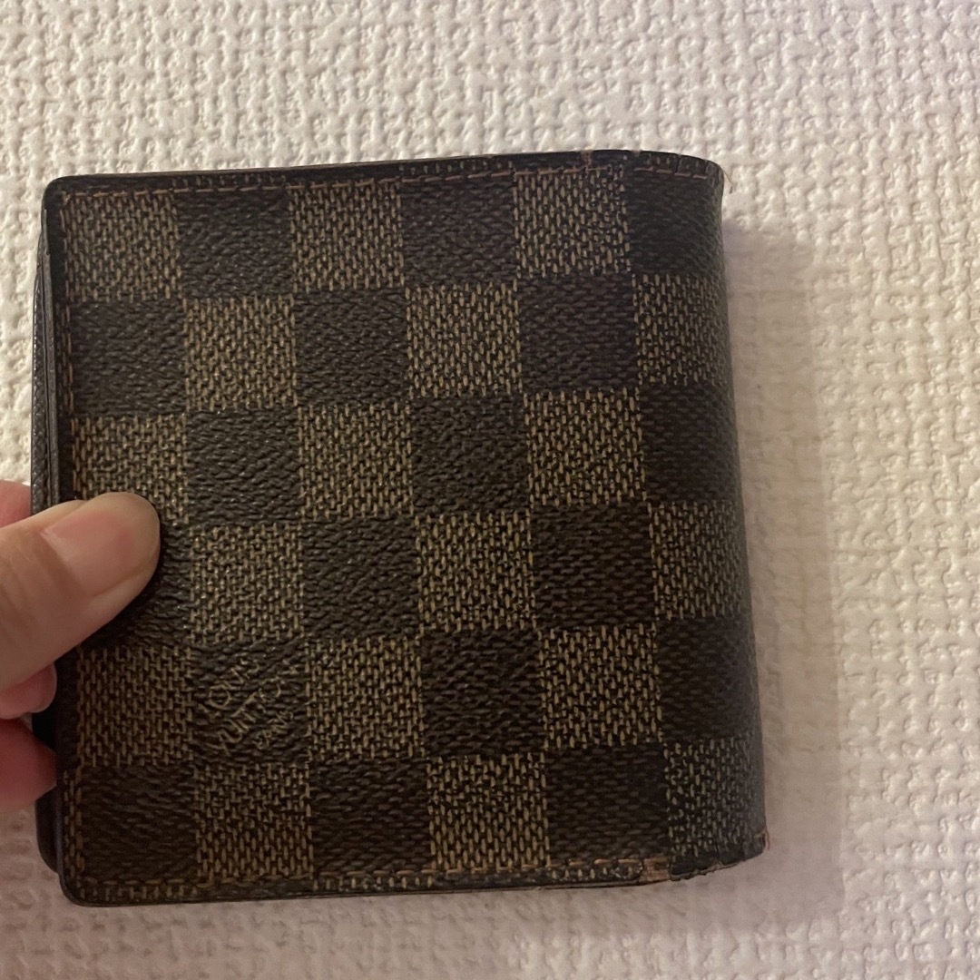 LOUIS VUITTON(ルイヴィトン)のLOUIS VUITTON ポルトフォイユ　二つ折り財布　ルイヴィトン　ダミエ レディースのファッション小物(財布)の商品写真